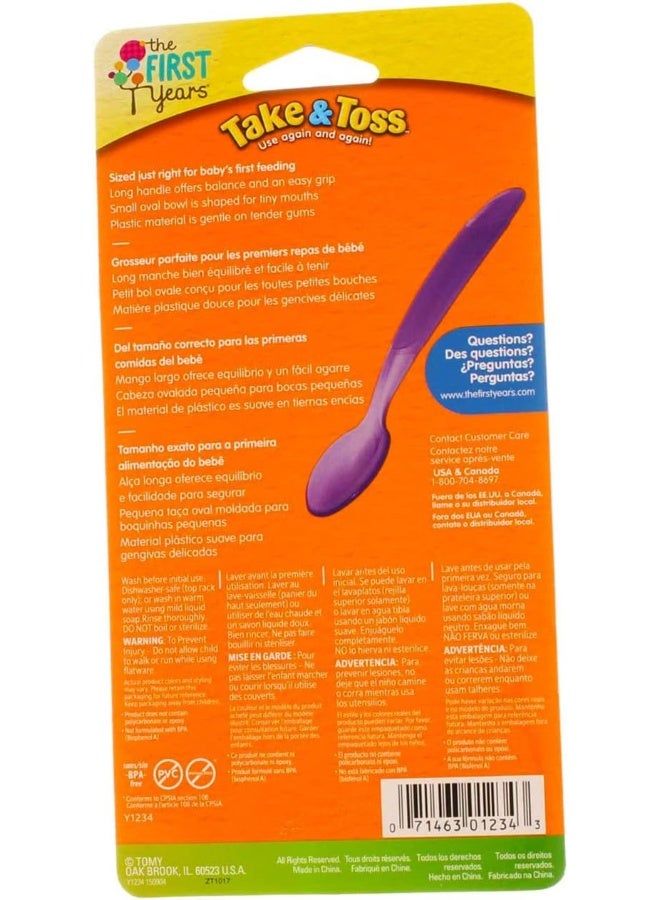 the FIRST years First Years Take & Toss Infant Spoons 12ct - Image 3
