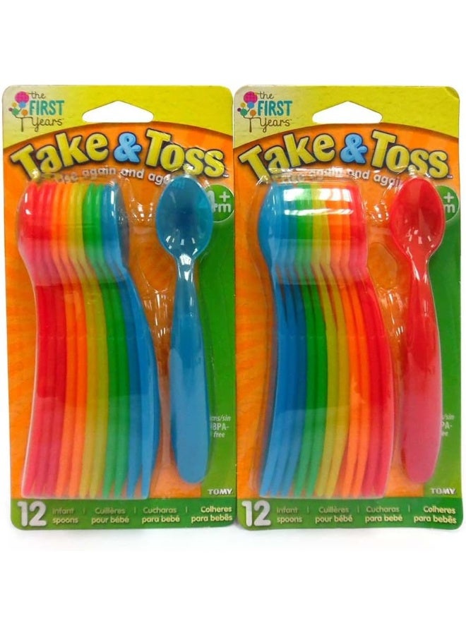 the FIRST years First Years Take & Toss Infant Spoons 12ct - Image 5
