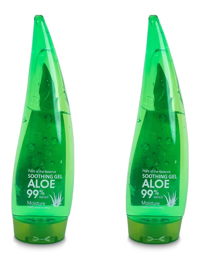 يو فريش جل مرطب بخلاصة الألوفيرا بنسبة 99% شفاف - قطعتين- 150مل - Image 1