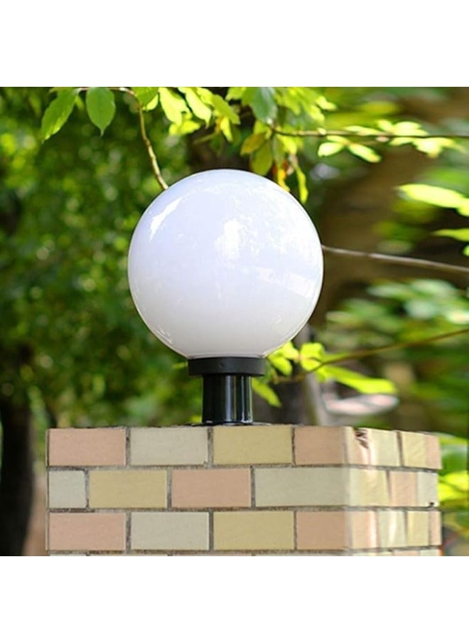 SUN SHINE White Round Ball Post Lights  - Image 4