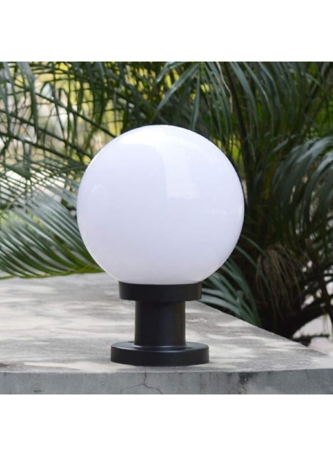 SUN SHINE White Round Ball Post Lights  - Image 1
