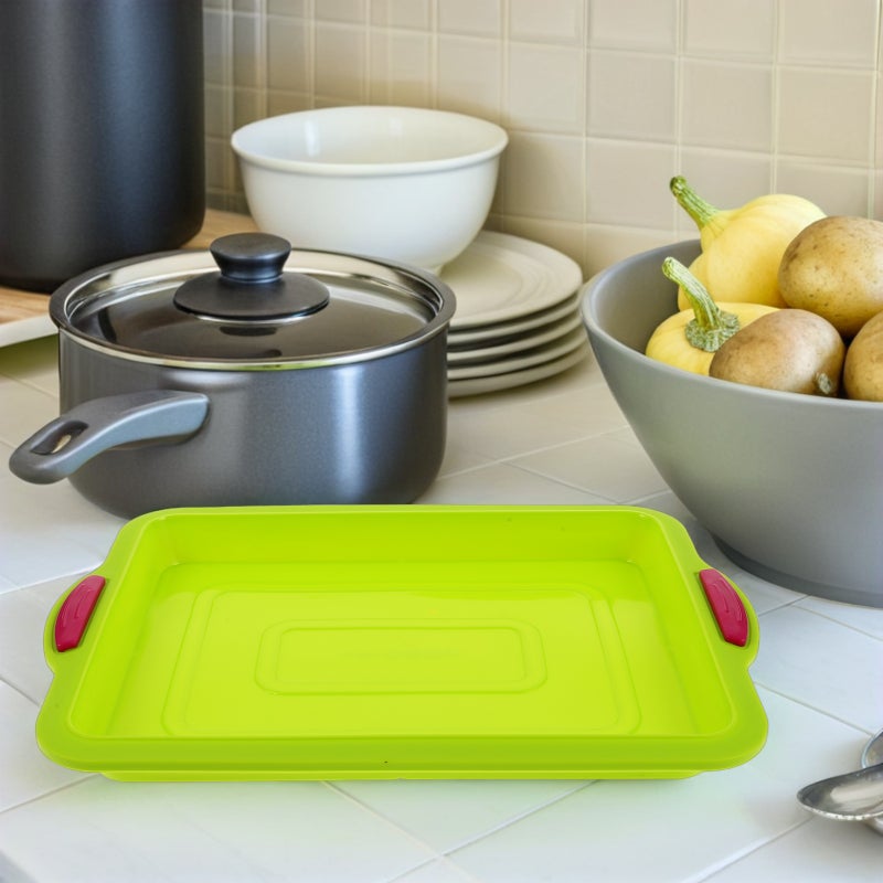 Non-Stick Silicone Baking Pan Cake Mold For Brownies And Cakes Dish For Home Mini Cake Pan For Kitchen Use - Image 3
