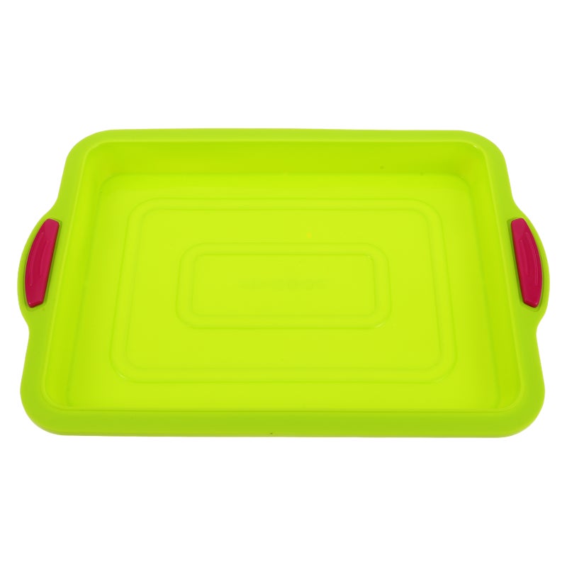 Non-Stick Silicone Baking Pan Cake Mold For Brownies And Cakes Dish For Home Mini Cake Pan For Kitchen Use - Image 1