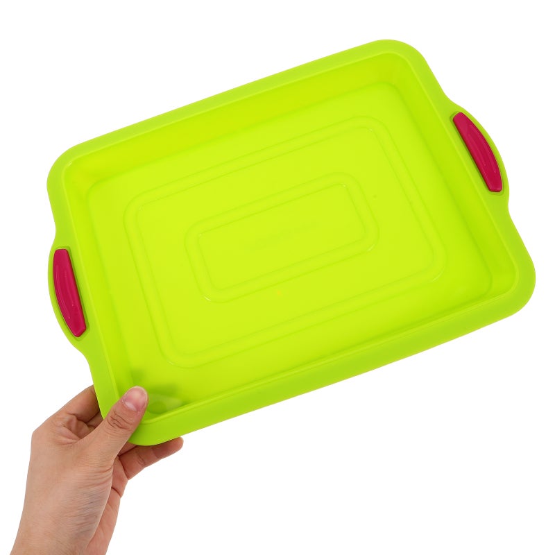 Non-Stick Silicone Baking Pan Cake Mold For Brownies And Cakes Dish For Home Mini Cake Pan For Kitchen Use - Image 5