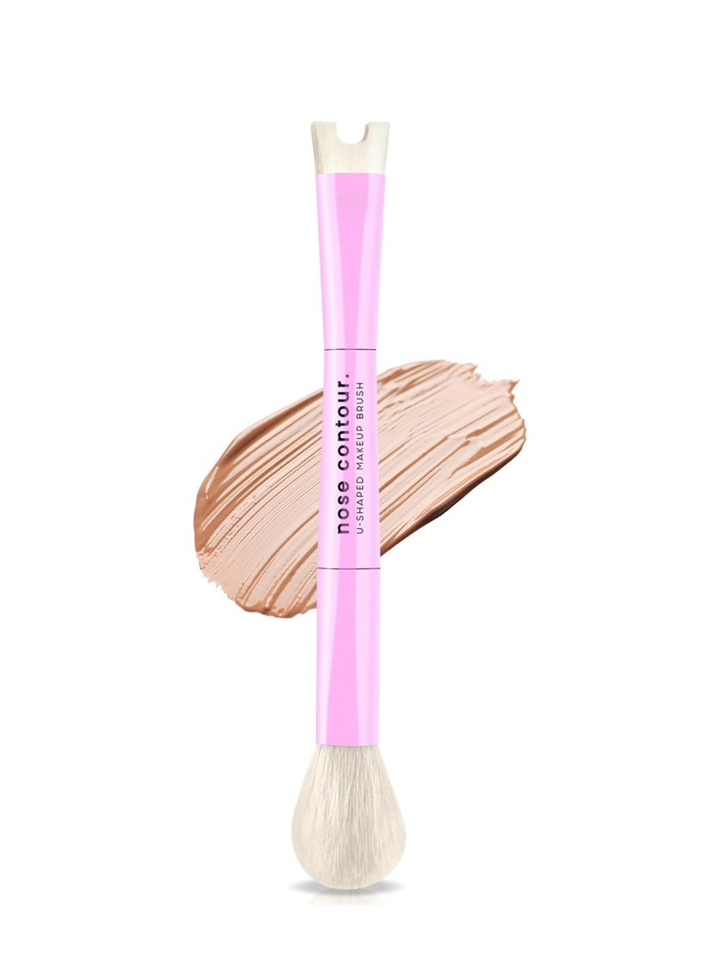 Katelia Beauty Nose Contour Makeup Brush for Sculpting and Defining Nose Contour, Precision Duo Contour Brush, Innovative and Unique Dual-Ended Brush U-Shaped Nose Contour Brush for Easy Nose Contour  - Image 2