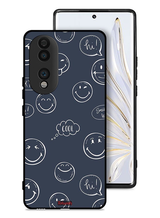 Tolwak Honor 70 Protective Case Cover Cool Faces Tags - Image 1