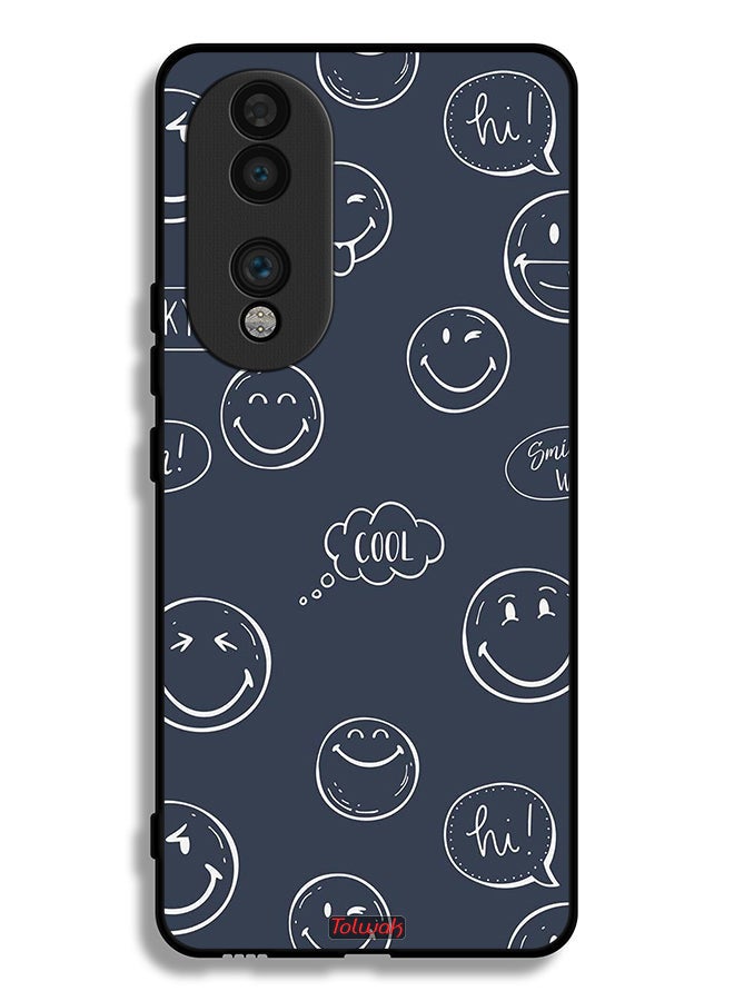 Tolwak Honor 70 Protective Case Cover Cool Faces Tags - Image 2