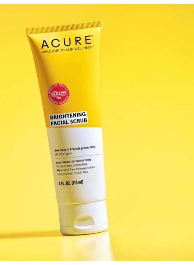 Acure Skin Brightening Facial Scrub 118ml - Image 4