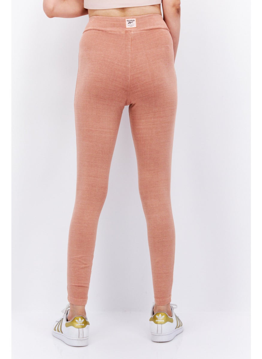 Reebok Women Sportswear Fit Training Leggings, Light Brown  - Image 4