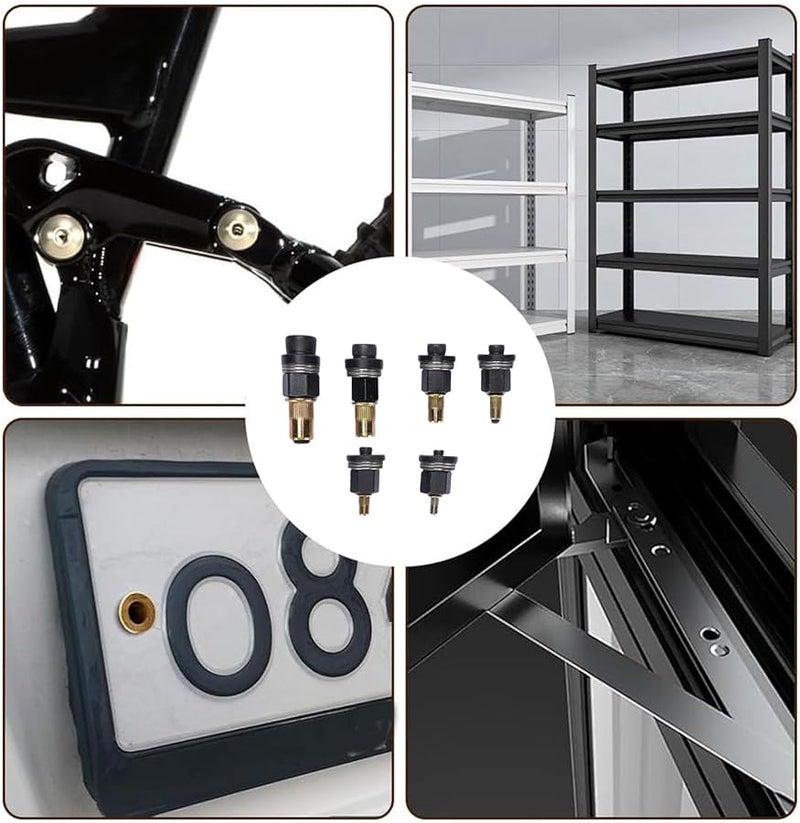 Carbon Steel Rivet Nut Tool Set with M3 M4 M5 M6 M8 M10 Manual Riveting Head - Image 4