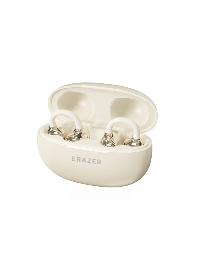Erazer EX331 Wireless in-Ear Headphones, Bluetooth 5.4, 12mm Driver, Touch Control, Long Battery Life with Charging Case,Stable Fit for Sports-Beige - Image 1