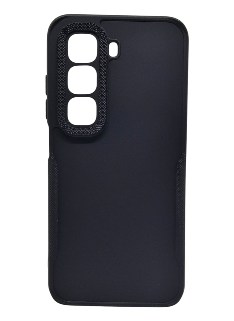 Generic Silicone Back Cover For Infinix Hot 50 - Black  - Image 1