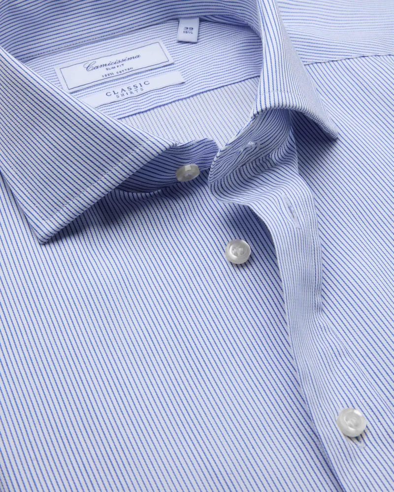 كاميتشسما Striped Twill Shirt