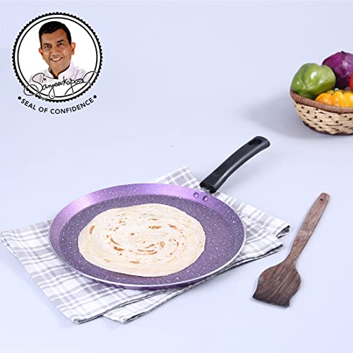 Wonderchef Tivoli Tawa 28 Cm Diameter (Aluminium, Non-Stick, Induction Bottom) - Image 2