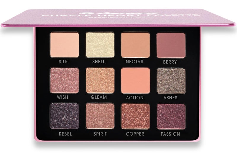 Lamora Pink Eyeshadow Palette - 12 Soft Mauve Rose Shadows, Multi-Use Eye Makeup Palette with Matte & Shimmer Finishes, Ultra-Blendable Everyday Neutrals, Long-lasting Wear, Travel Makeup with Mirror - Image 1