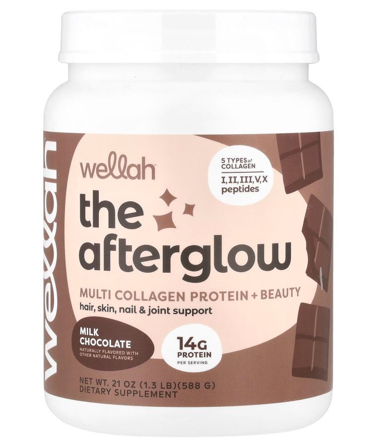 The Afterglow Multi Collagen Protein + Beauty Milk Chocolate 1.3 lb (588 g)