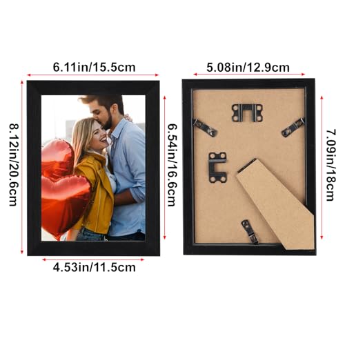Giftgarden 5x7 Picture Frame Black 5 x 7 Photo Frames Bulk for Wall or Tabletop, 12 Pack - Image 2