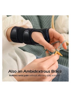Y&D Wrist Brace for Carpal Tunnel, Adjustable Hand Relief Night Support, Support Splint Right Left Hands Relieve Tendonitis, Arthritis, Sprains (2pcs, M)  - Image 4