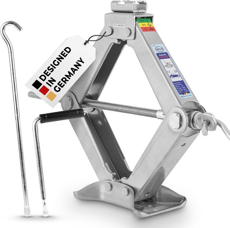 الكا رافعة سيارات من نوع "كار جاك سيزور جاك" (Car Jack Scissor Jack)، وزنها 2 طن، أداة لتغيير إطارات السيارات - Image 1