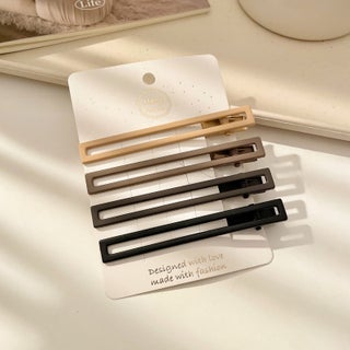 Oversized seamless duckbill clip side clip broken hair bangs clip headdress hairpin side clip hairpin female simple 4# seamless square clip 4 pieces - pzsku/Z3AE5140B3F80928700E6Z/45/1746226543/4d68e9a1-9839-4f5c-a8bb-9fe8c20a063b