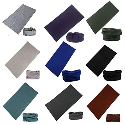 VCZUIUC Headwear Bandana Head Wrap Face Scarf Mask Neck Warmer Balaclava for Sports (One Size, LE-9) - Image 2