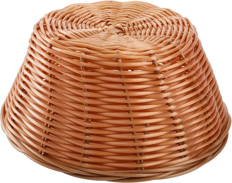 Yesland 12 Pack Plastic Round Basket Small Gift Baskets  7 Inch Woven Bread Roll and Food Serving Baskets  Food Storage Basket Bin for Kitchen Restaurant Centerpiece Display Christmas Gifts - Image 4