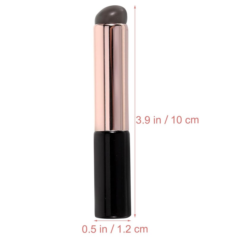 Reusable Silicone Lip Brush 3pcs Black Lipstick Applicator Wands for Precise Lip Makeup Makeup Brush Set for Women’s Beauty Tools - Image 2