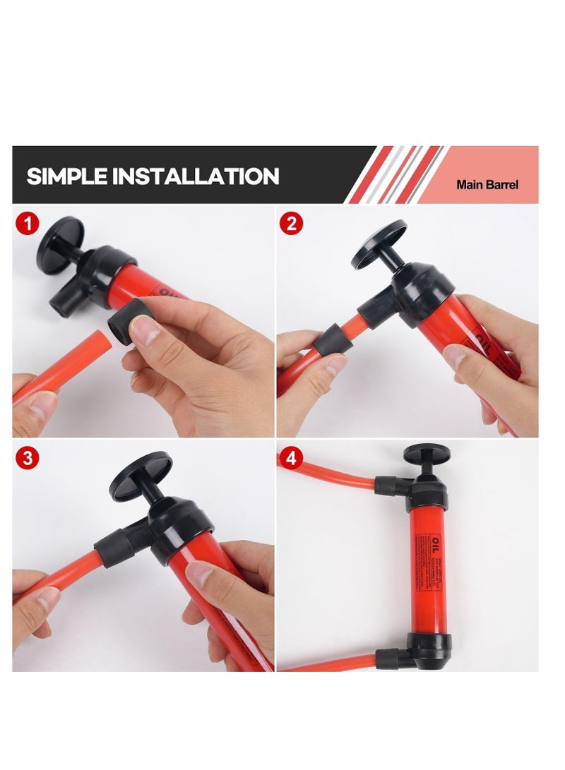 Generic Multi-Purpose Siphon Transfer Pump Kit, Gasoline Siphon Hose Pump, Fluid Extractor Siphon Transfer Pump, Suitable for Gasoline Liquid Oil Air and Automotive  - Image 3