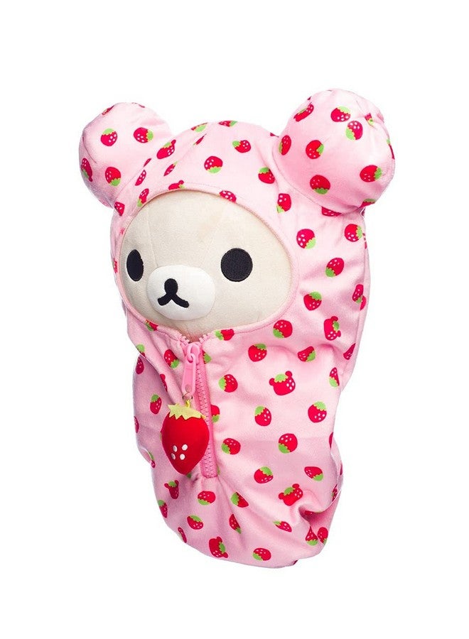 Rilakkuma San-X Original Rilakkuma Sleeping Bag Plush Series (Korilakkuma - Strawberry)  - Image 4