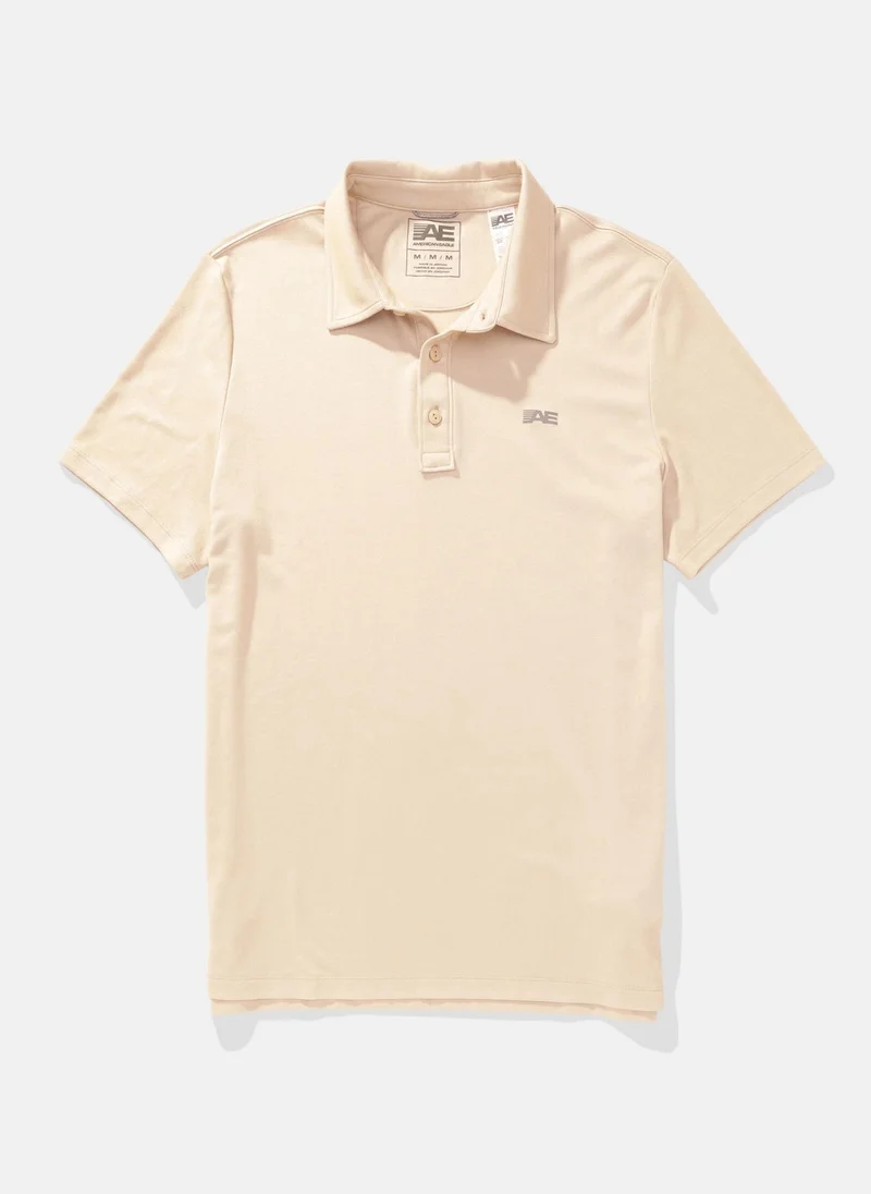 American Eagle Waffle Half Sleeve Crew Neck T-Shirt