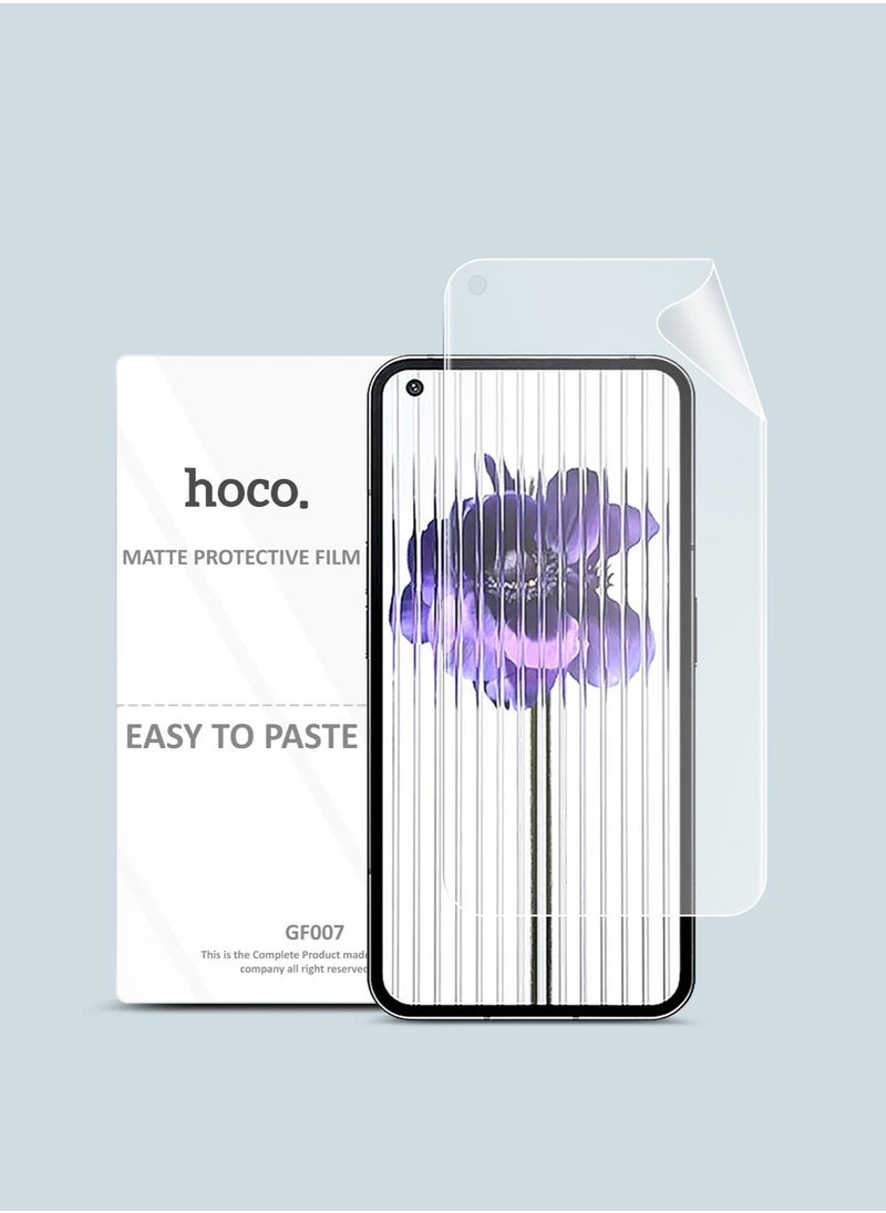 hoco Matte HD Hydrogel Screen Protector for Nothing Phone 1 - Easy Paste, Smooth Touch, Anti-Scratch, Self-Repair Matte Film - Bubble-Free Installation