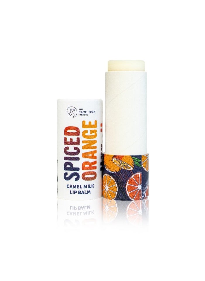 The Camel Soap Factory Spiced Orange Lip Balm With Camel Milk 