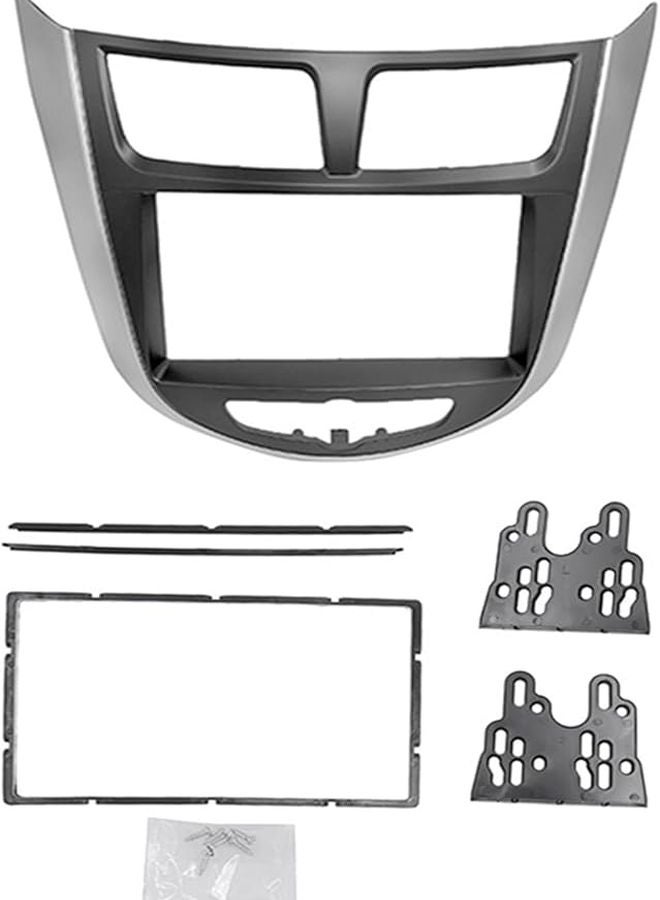 7 بوصة 2 دين لوحة راديو السيارة لوحة العدادات لهيونداي i25 أكسنت سولاريس فيرنا 2010 فما فوق - Image 1
