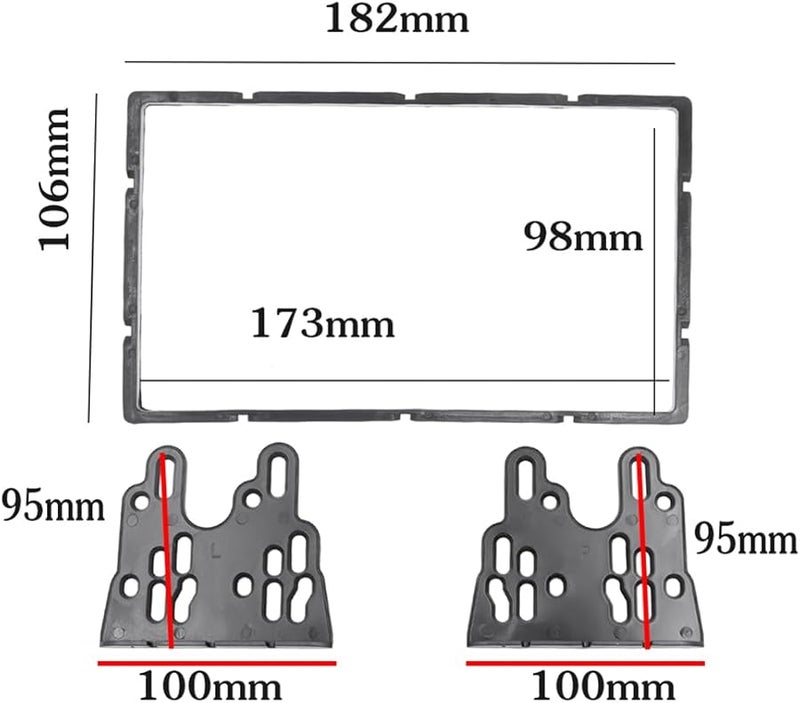 7 بوصة 2 دين لوحة راديو السيارة لوحة العدادات لهيونداي i25 أكسنت سولاريس فيرنا 2010 فما فوق - Image 4