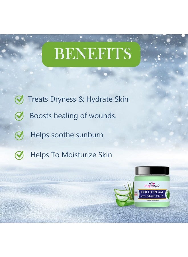 Pink Root Aloe Vera Cream For All Type Of Skin (Set Of 1 100 Ml) - Image 3