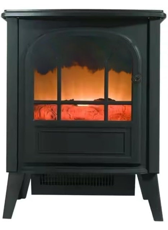 دي إل سي  مدفأة كهربائية ديكورية بقوة 2000 واط، لون أسود | DLC-36263 - Image 2