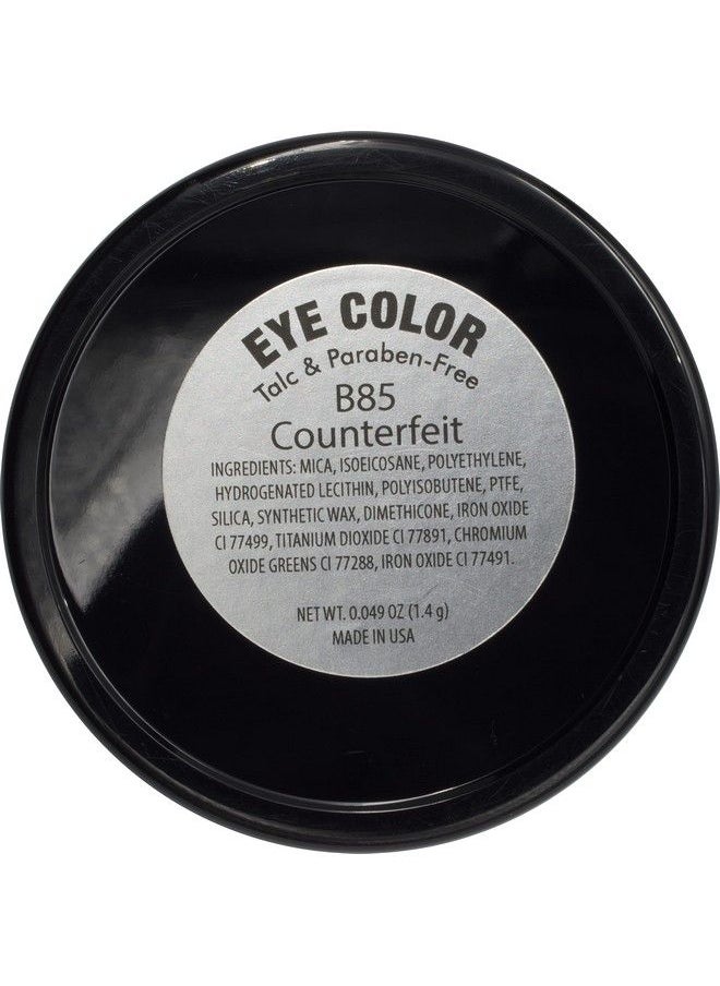 Pure Ziva ª Counterfeit Shimmering Deep Forest Green Blue Grey Pressed Powder Single Vegan Eyeshadow; Talc Paraben & Cruelty Free  - Image 3