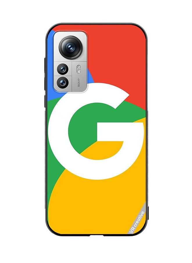 VR CREATIVE Protective Case Cover For Xiaomi 12X Google Logo Design Multicolour - Image 1