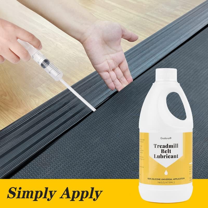 Godora 100% Silicone Treadmill Lubricant/Treadmill Lube, 16 Ounces Premium Silicone Oil for Treadmill Belt Lubrication, Easy to Apply Treadmill Belt Lubricant Oil, Suitable for All Type of Treadmill Belts - Image 2