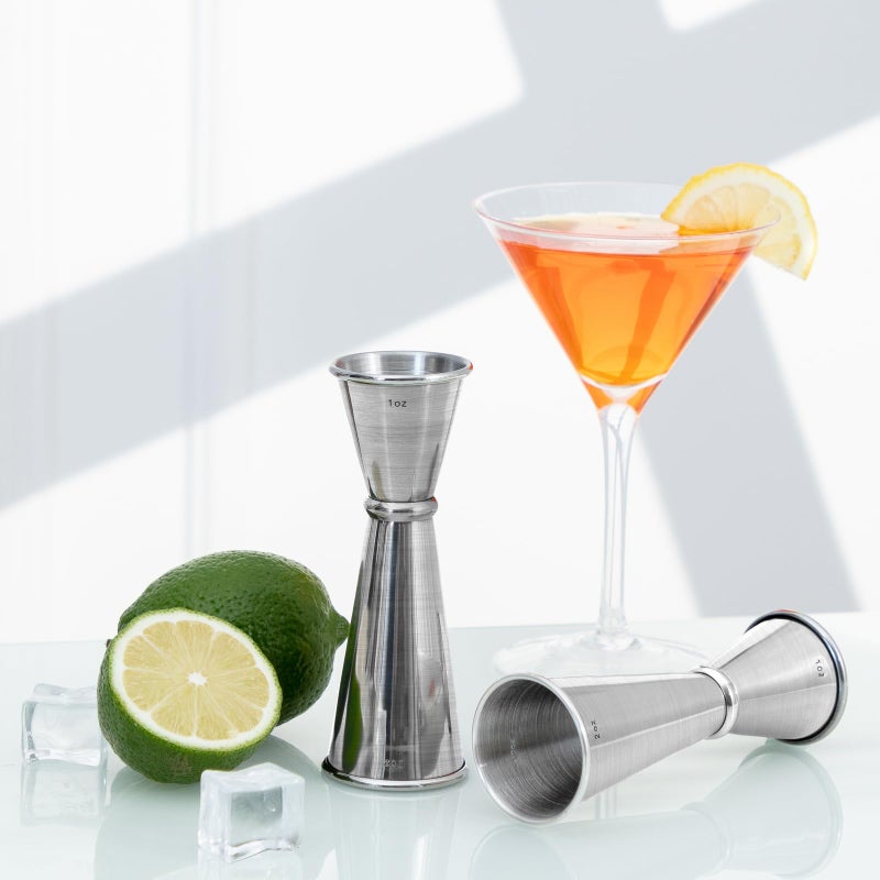 Briout Jigger For Bartending  Briout Double Cocktail Jigger Japanese Premium 304 Food Grade Stainless Steel Jigger 2 Oz 1 Oz With Measurements Inside  Silver - Image 5
