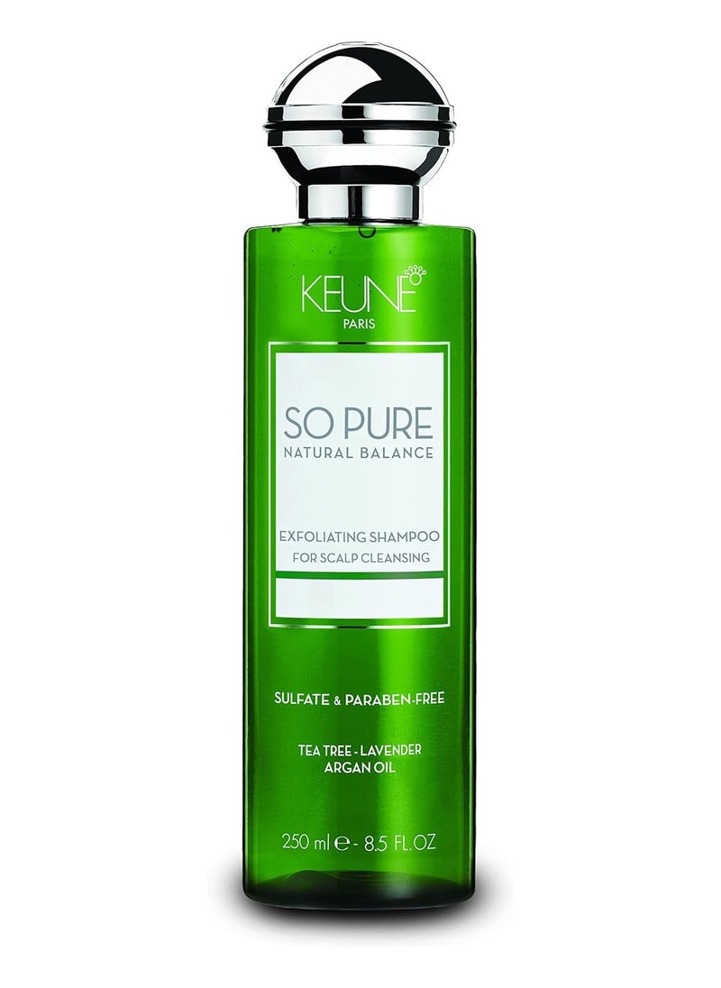 Keune - Keune So Pure Natural Balance Exfoliating Shampoo For Scalp Cleansing - Sulfate And Paraben Free - Image 1