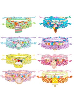 Kids Bracelet for Girls Dessert Bracelets Stuff Bead String Bracelets Braided Stretch Friendship Bracelets Beachy Boho Bracelet Adjustable