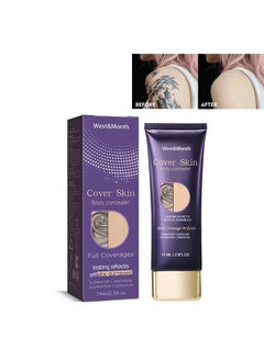 West&Month Body Concealer,Professional Long Lasting Tattoo Cover Up Suitable, Invisible Skin Concealer Set for Tattoo, Long Lasting & Waterproof  - Image 1