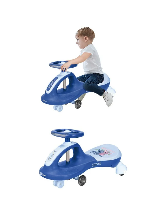 ديزني Stitch Ride On Toys For Kids, Baby Ride On Scooter, Gift For Girls & Boys, Balance Bike Anti Skid No Pedal, Toddler Bicycle , 2 Years-4 Years, Blue