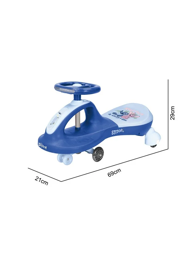 ديزني Stitch Ride On Toys For Kids, Baby Ride On Scooter, Gift For Girls & Boys, Balance Bike Anti Skid No Pedal, Toddler Bicycle , 2 Years-4 Years, Blue