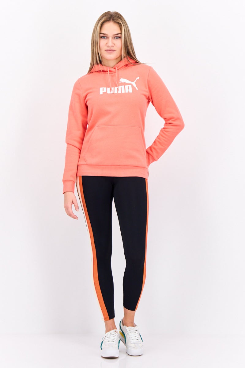 PUMA Women Sportswear Fit Short Sleeve Outdoor Sweatshirt, Coral  - Image 4