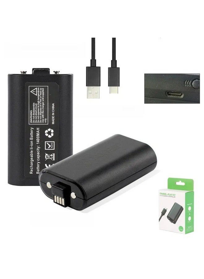 Generic - Suitable for XS game console handle with built-in 1400mah capacity battery - Image 1