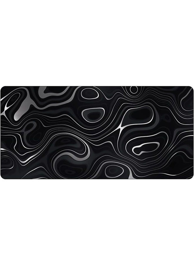 Miya Extended Large Gaming Mouse Pad 120 X 60 cm XXXL Full Desk ART style & Mousepad Non-Slip Rubber Base Big Keyboard Mat with Stitched Edges for Gaming (ART Black) - Image 5