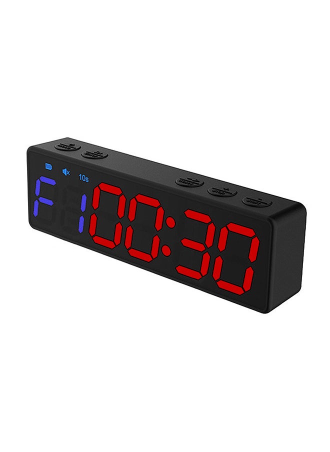 Generic - Mini Gym Timer Rechargeable Stopwatch Portable Countdown/up Clock with Magnetic Back for Home Gym Fitness Training - Image 1