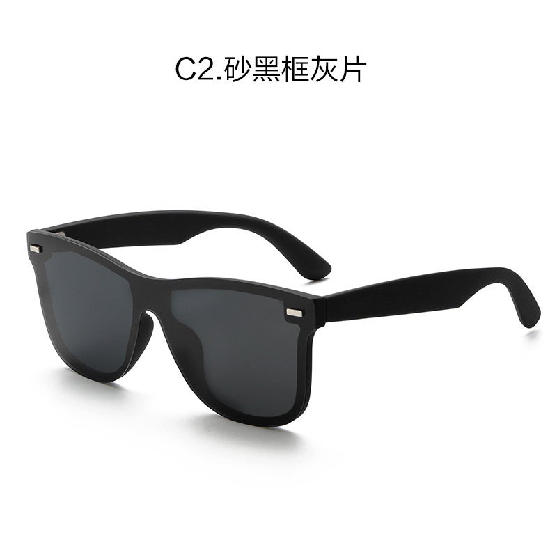 New Polarized Sunglasses Mens Fashion UV Protection C2 sand black frame gray sheet